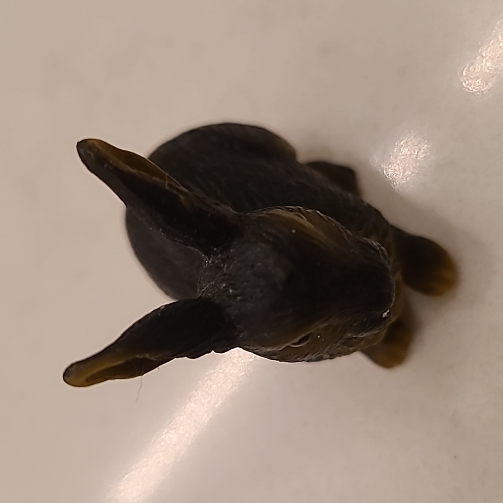 Ceramic bunny statue